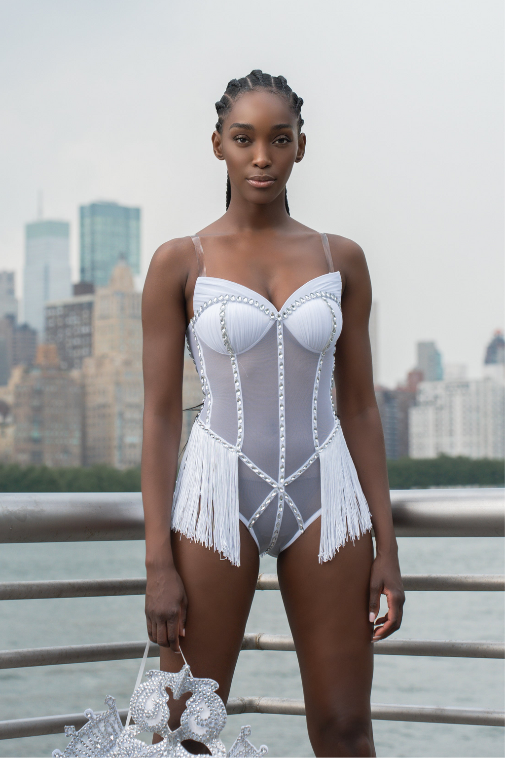 Celestial Couture Bodysuit and Rhinestones Mask Set – HARMONIA NY Celestial Couture Bodysuit and Rhinestones Mask Set – HARMONIA NY