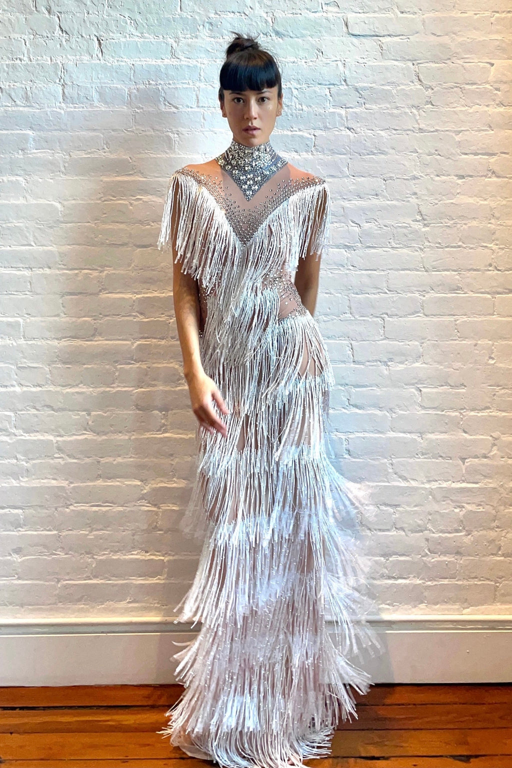 fringe dress long Say You Will – HARMONIA NY Long Homecoming Dresses | colorgrp-50712 Scala Collection Style Size:M - 36/37