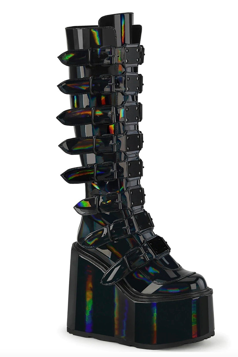 Sand Warrior Cyber Goth Platform Boots