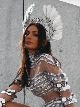 Aquarius II Moon Goddess Headpiece