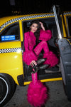 Pink on Pink Faux Fur Catsuit