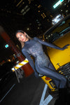 Chandelier Black Catsuit