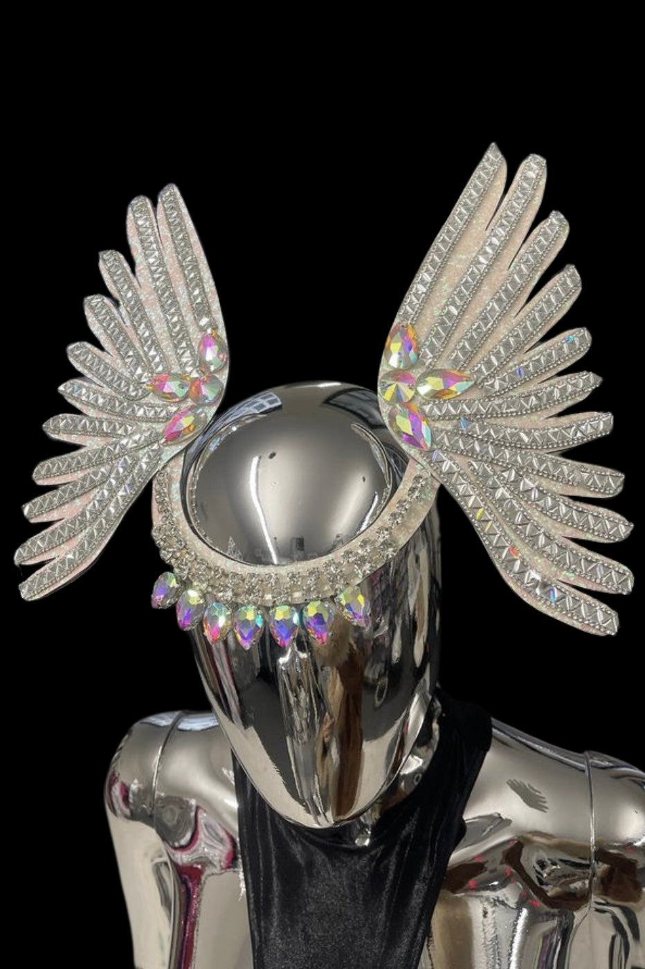 Pretty Fly Silver Wings Crown
