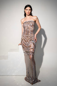 Quantum Leap Tube Mirrored Dress