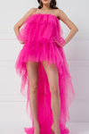 Lift me Up Hi-Lo  Neon Pink Tulle Dress