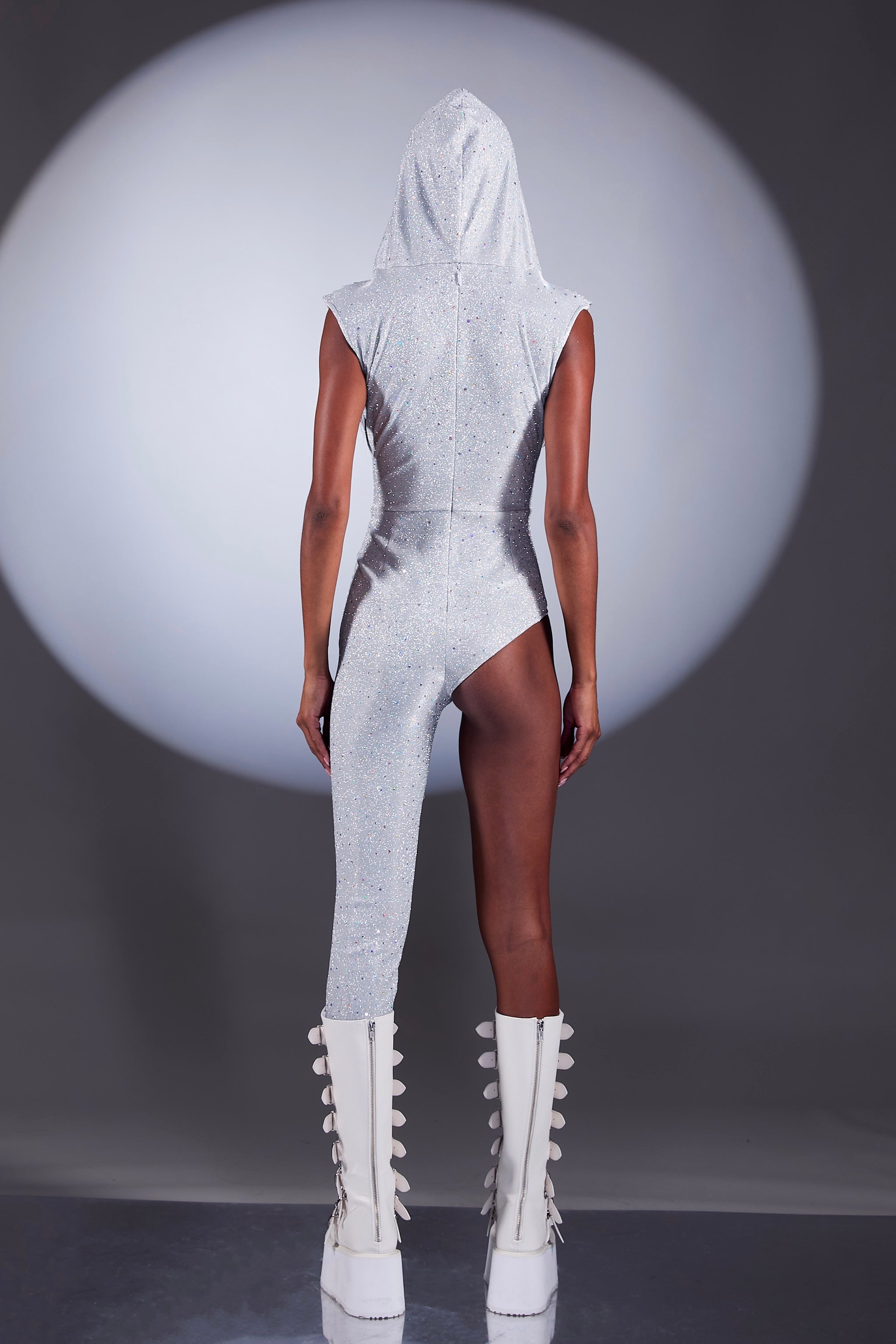 パニーニ Spark One legged Hooded Catsuit by Dani Watanabe – HARMONIA NY