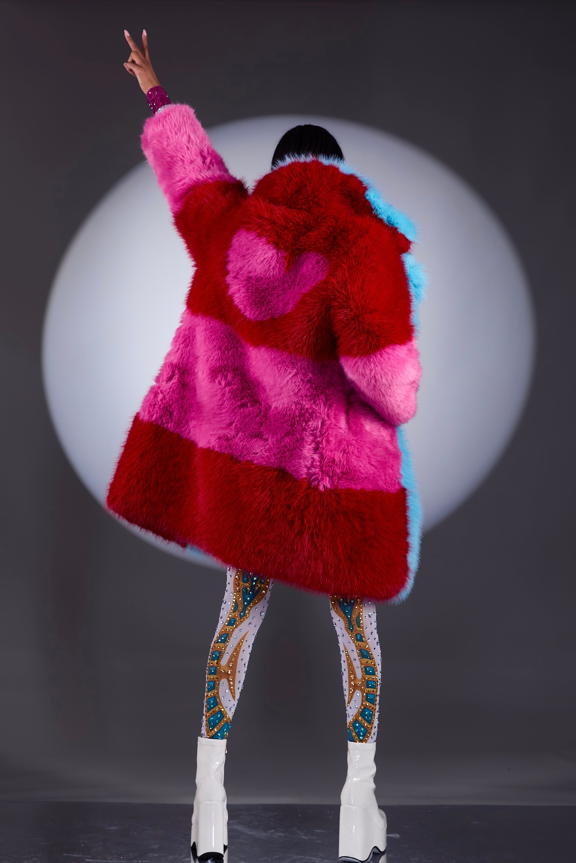Heartbreaker Faux Fox Fur Coat by Dani Watanabe – HARMONIA NY