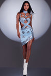 Cyberblue Belle Dress