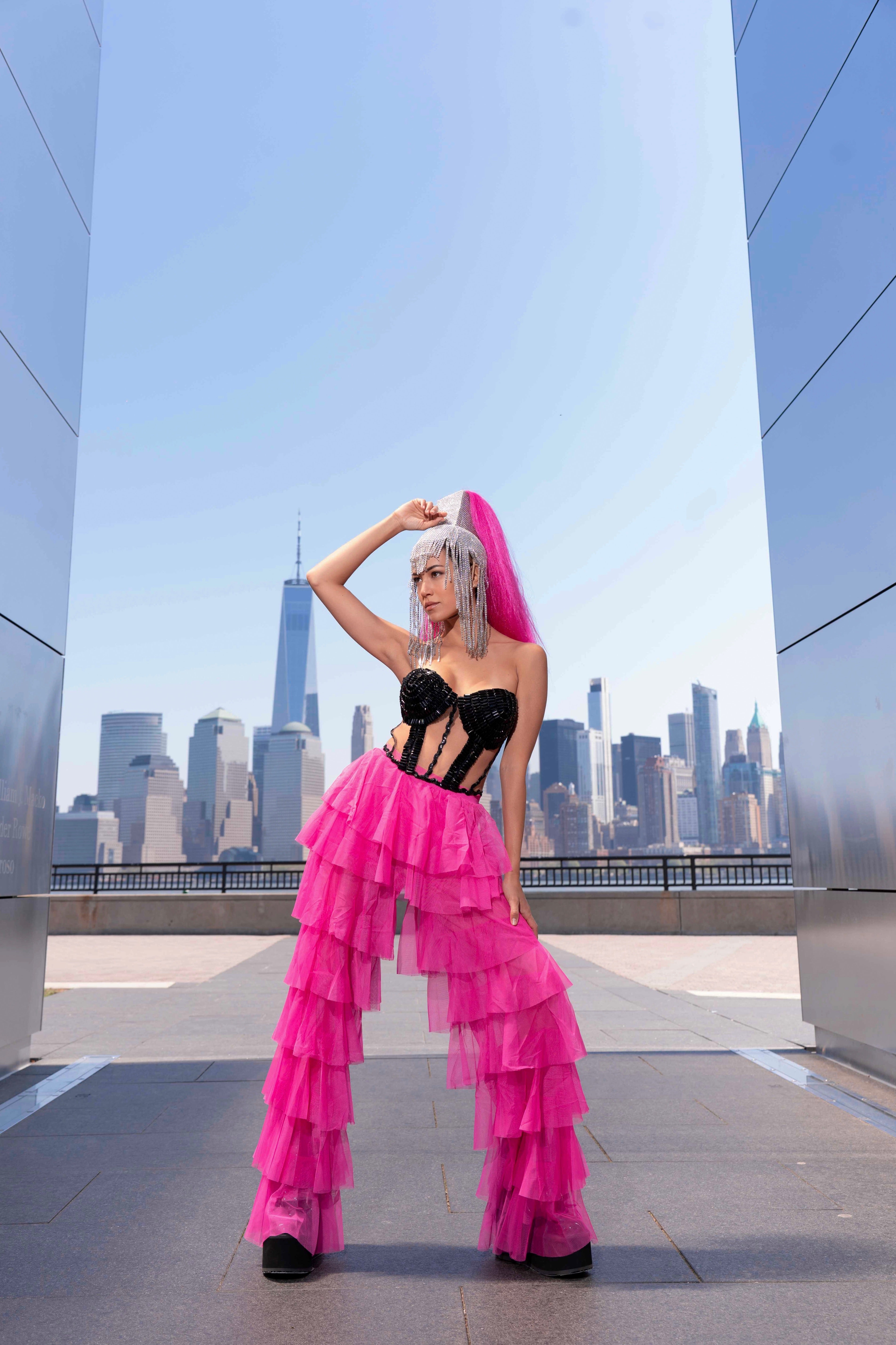 Nairobi Pink Tulle Pants – HARMONIA NY