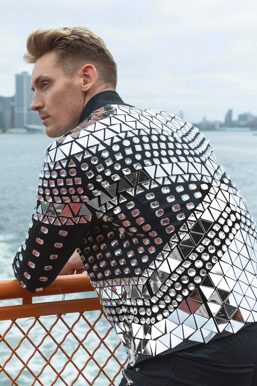 Friday I'm in Love Mirrored Jacket – HARMONIA NY