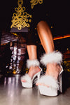 Gypsy Rose Lee Fluffy Platform Sandals by Dani Watanabe