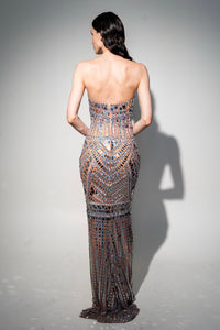 Quantum Leap Tube Mirrored Dress