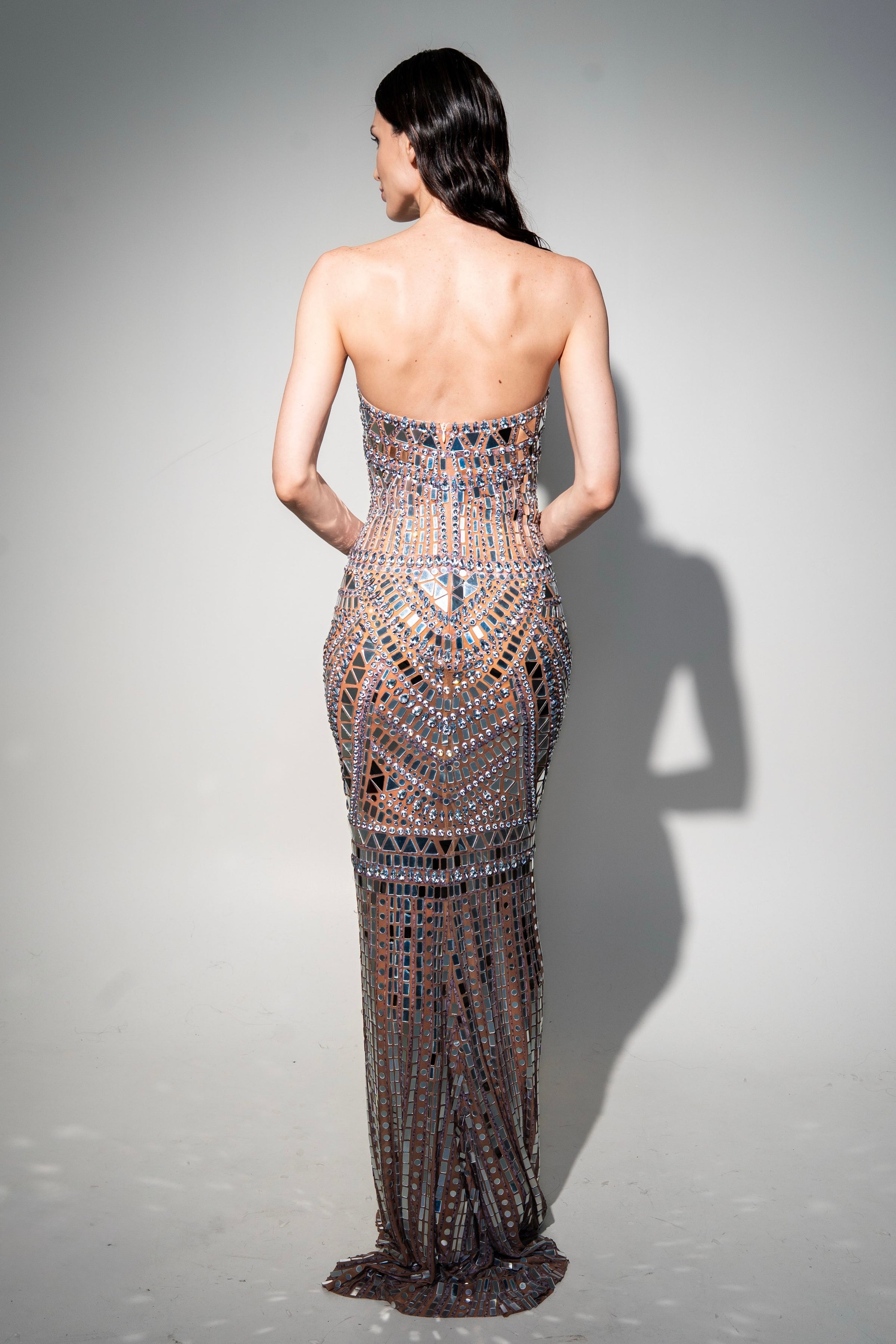 Quantum Leap Tube Mirrored Dress