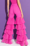 Everybody Here Wants You  Neon Pink Tulle Pants