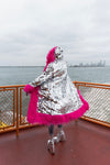 Aliens On The Run Silver Sequin Coat