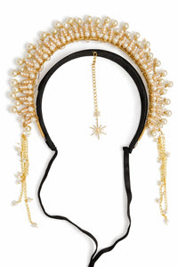 Pearls Gold Tiara