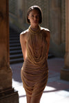 Opulence Gold Chain Dress