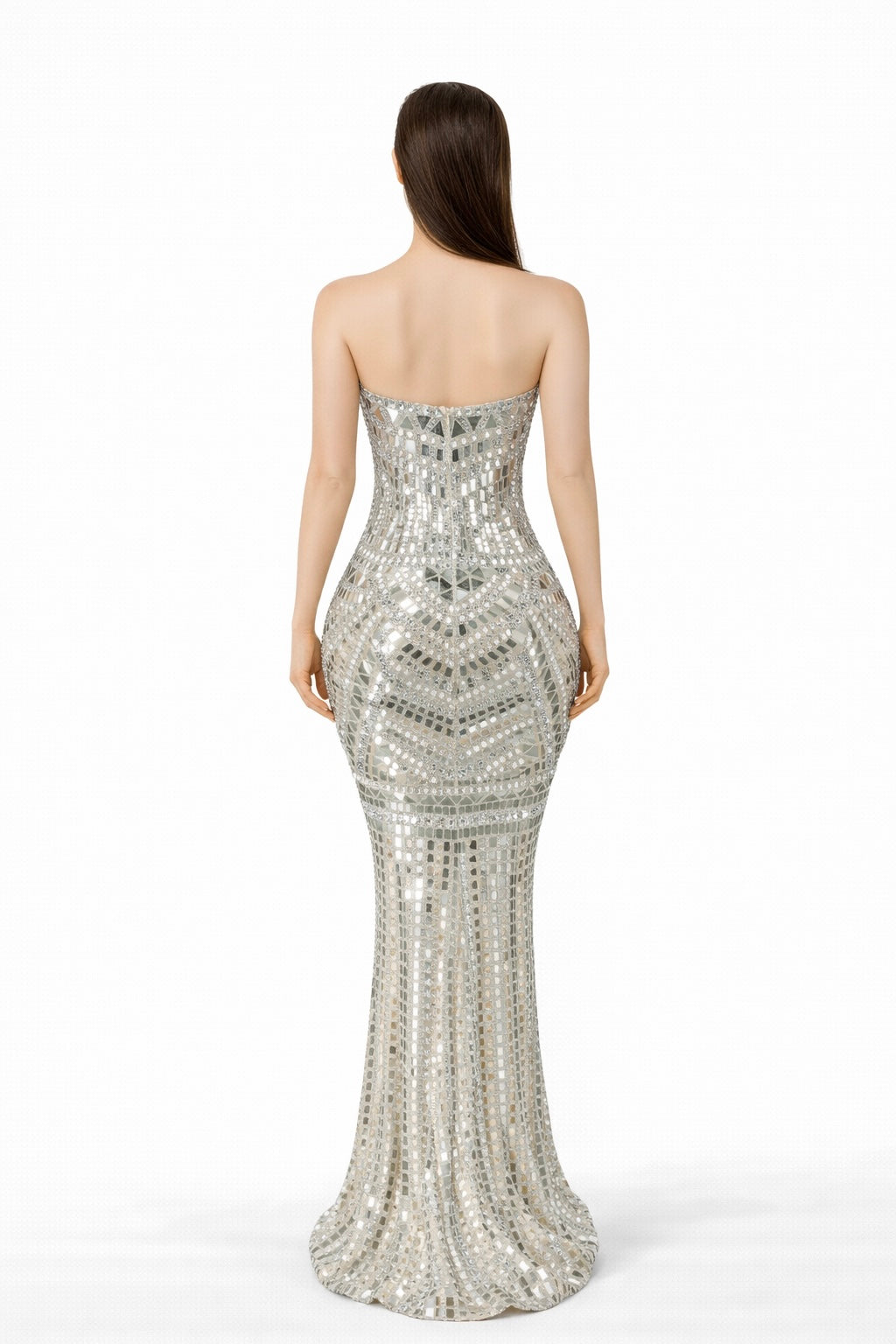 Quantum Leap Tube Mirrored Dress