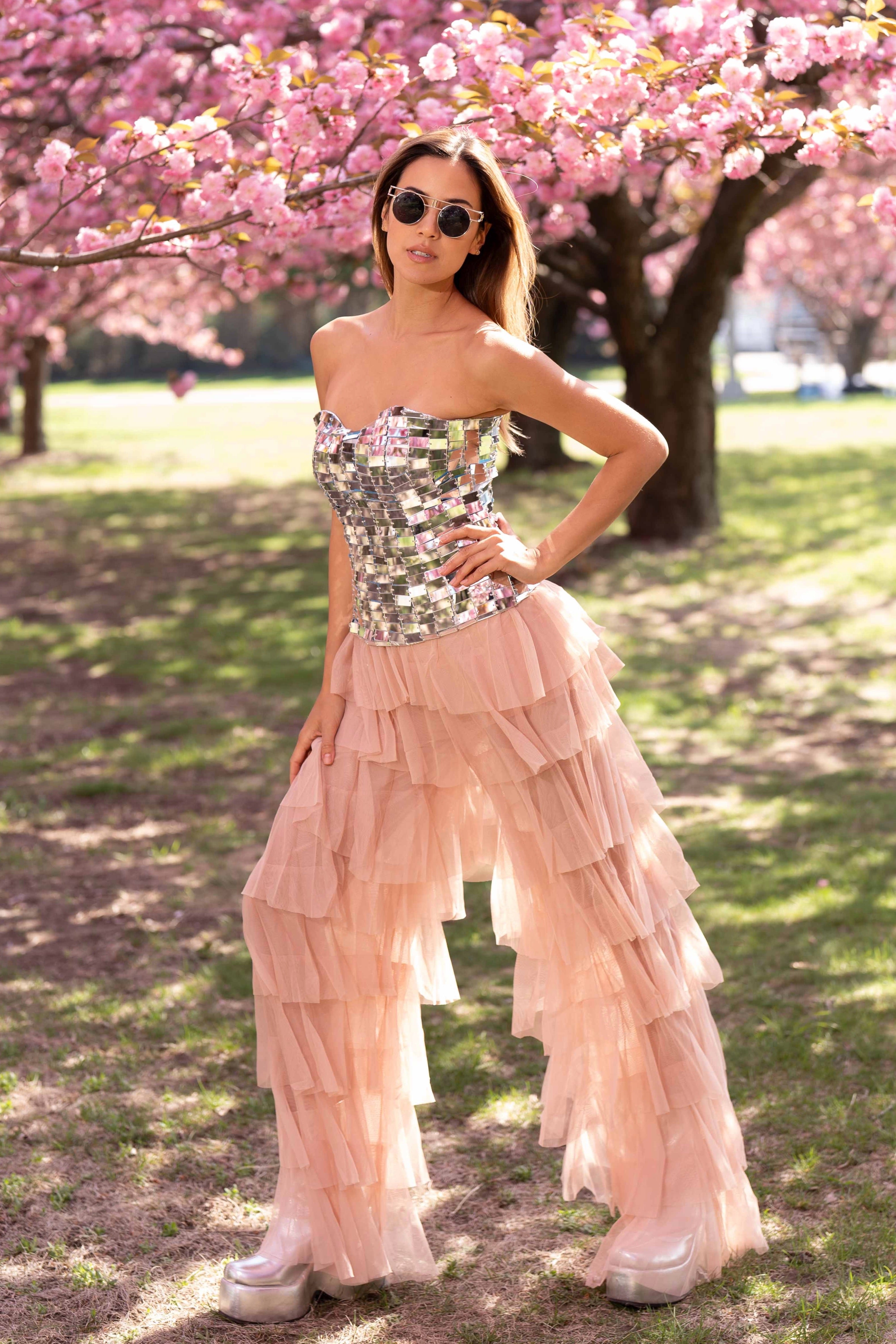Nairobi Nude Tulle Pants – HARMONIA NY