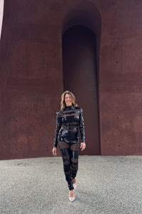 Venusian Black Catsuit By Dani Watanabe