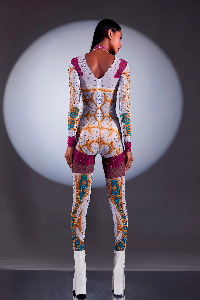Alienation Clause Mesh Catsuit