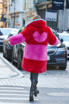 Heartbreaker Faux Fox Fur Coat by Dani Watanabe