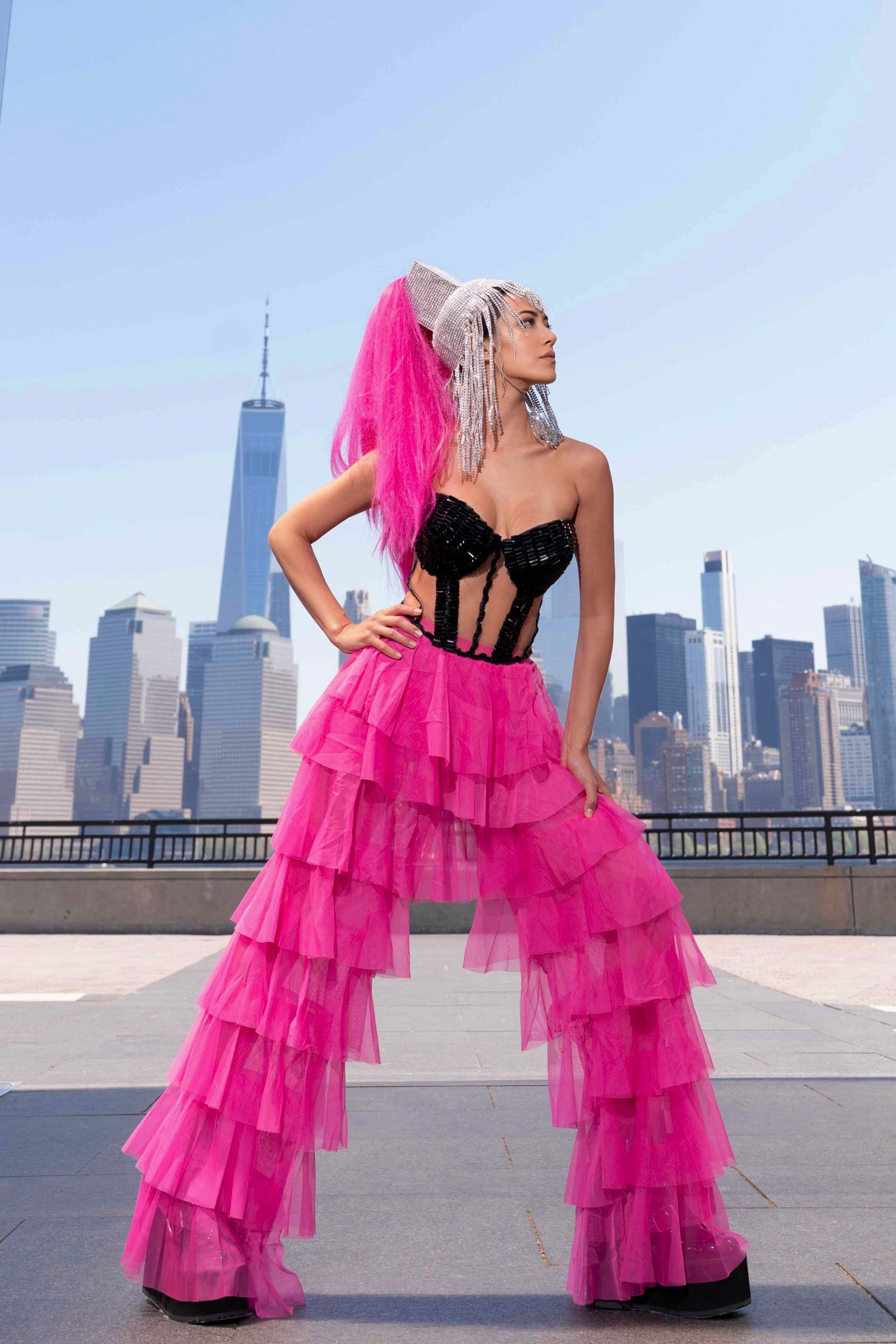 Nairobi Pink Tulle Pants – HARMONIA NY