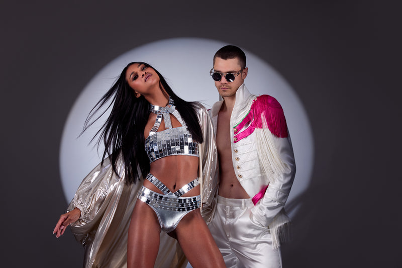 Ampere Mirrored Bikini Set by Dani Watanabe