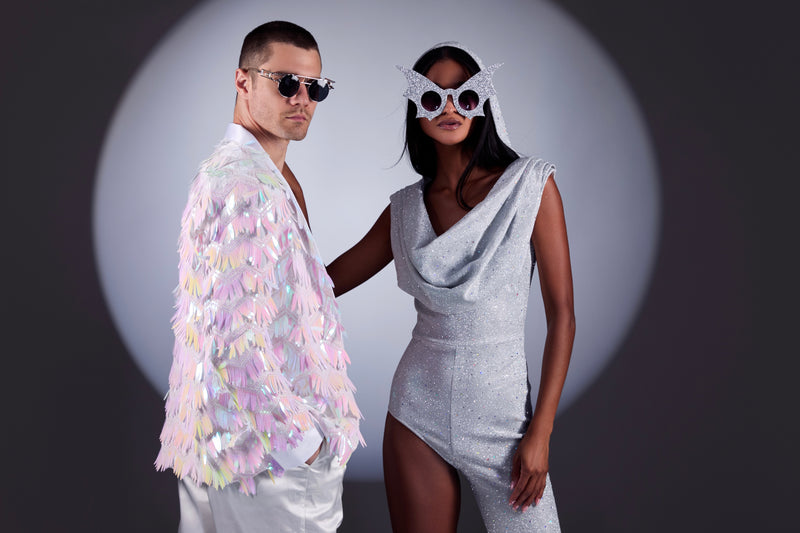 Spark One legged Hooded Catsuit by Dani Watanabe