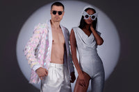 Spark One legged Hooded Catsuit by Dani Watanabe