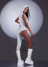 Spark One legged Hooded Catsuit by Dani Watanabe