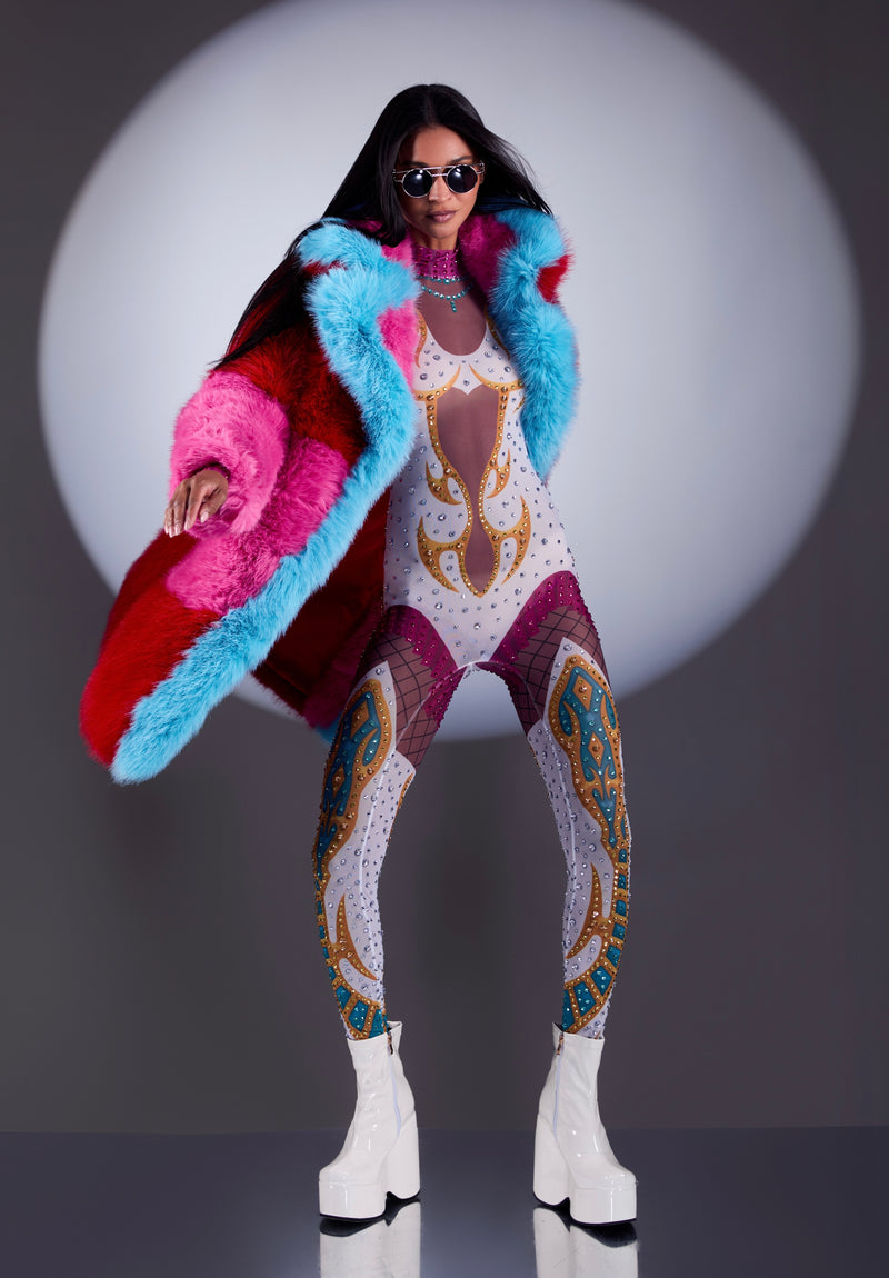 Alienation Clause Mesh Catsuit