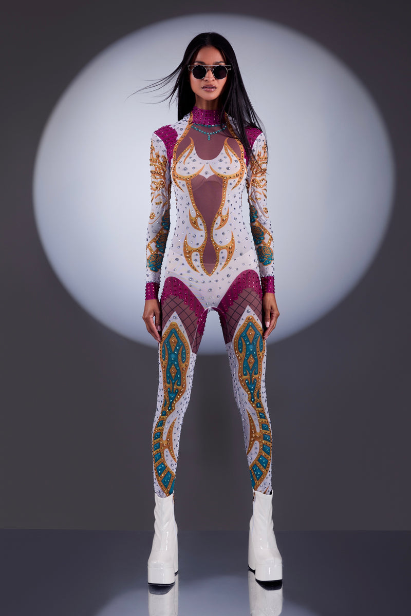 Alienation Clause Mesh Catsuit
