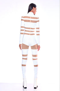 Venusian White Catsuit By Dani Watanabe