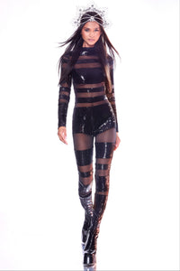 Venusian Black Catsuit By Dani Watanabe