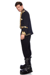 Light My Fire Black and Gold Mirrored Jacket