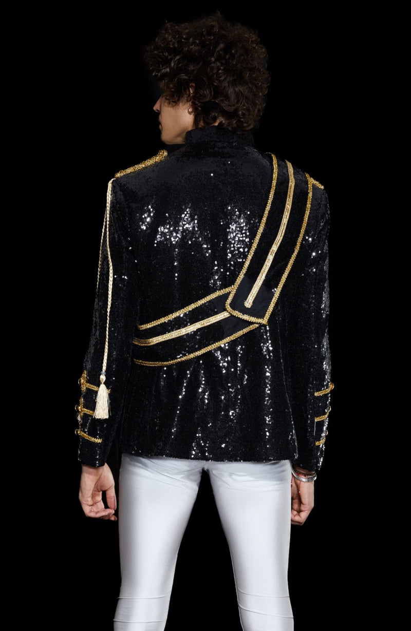 Thriller Sequined Black Jacket