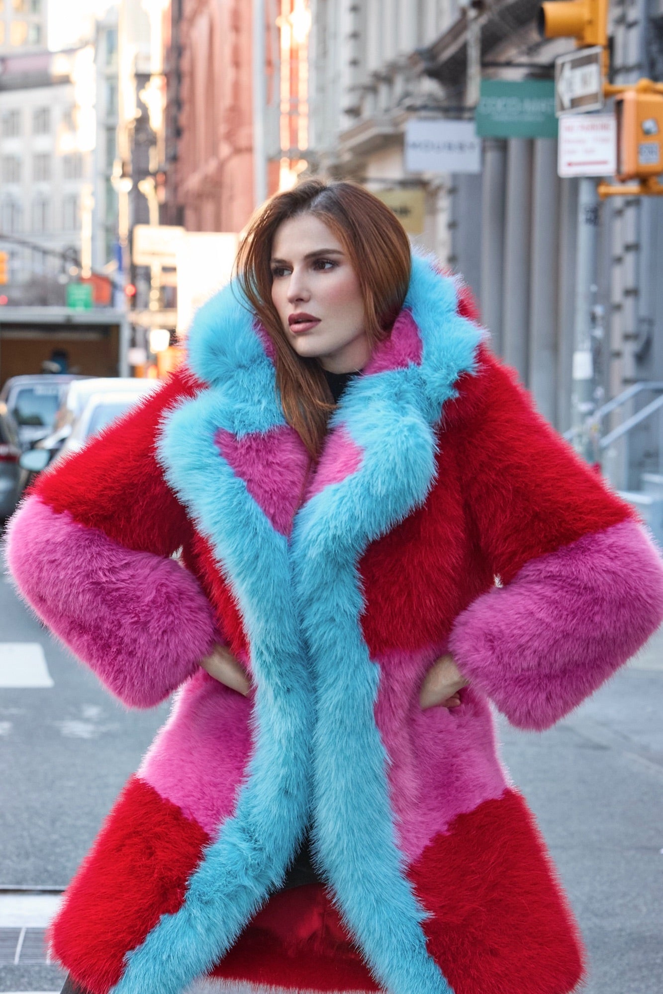 Heartbreaker Faux Fox Fur Coat by Dani Watanabe – HARMONIA NY