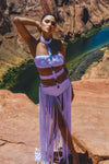 Gaia Neytiri Bodysuit  Handmade with Chakra Crystals Exclusive Dani Watanabe X Be Flow