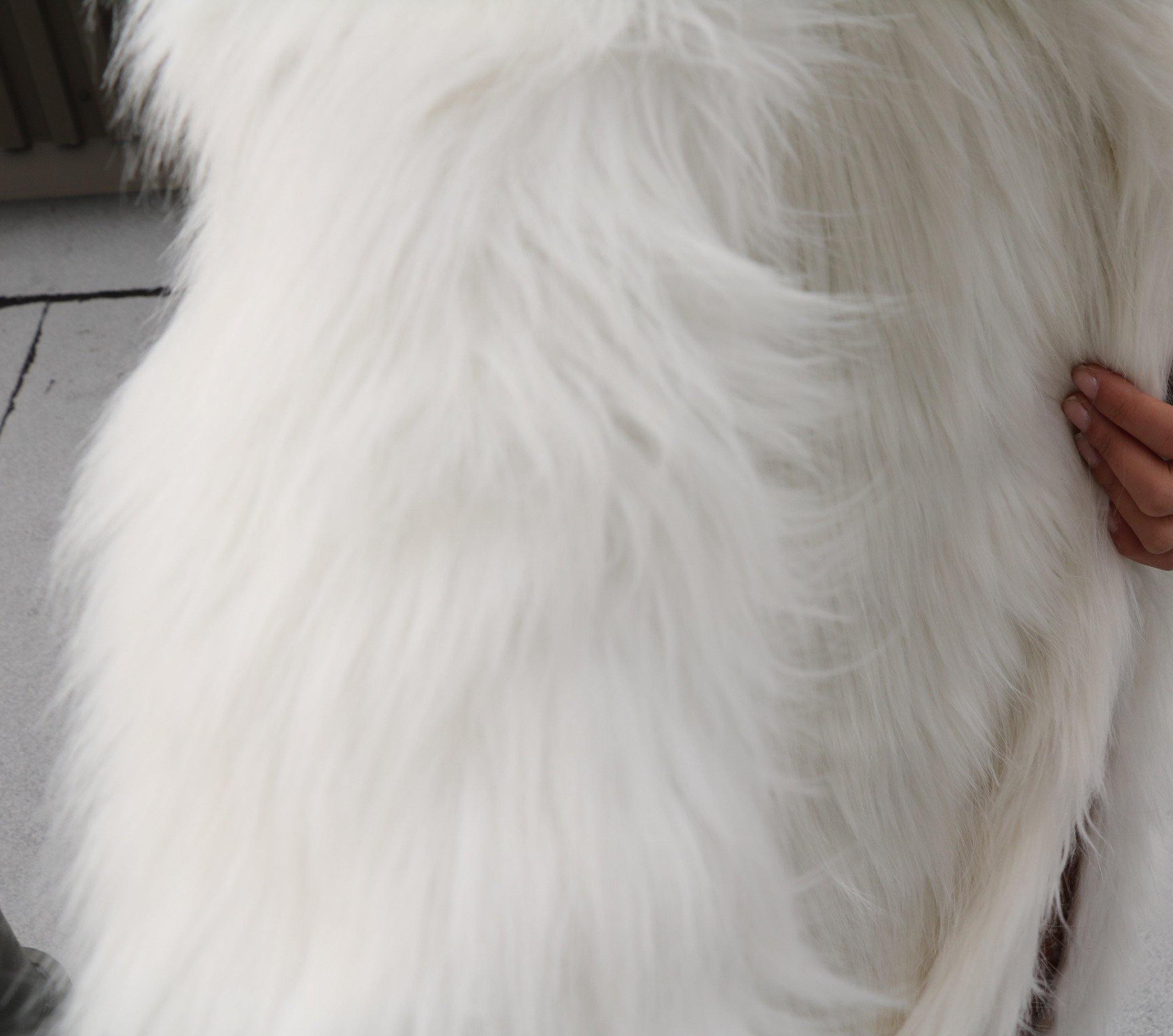CYBERian faux fur EXTRA LONG COAT - Harmonia