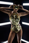 Machina Gold Mirrored Bodysuit