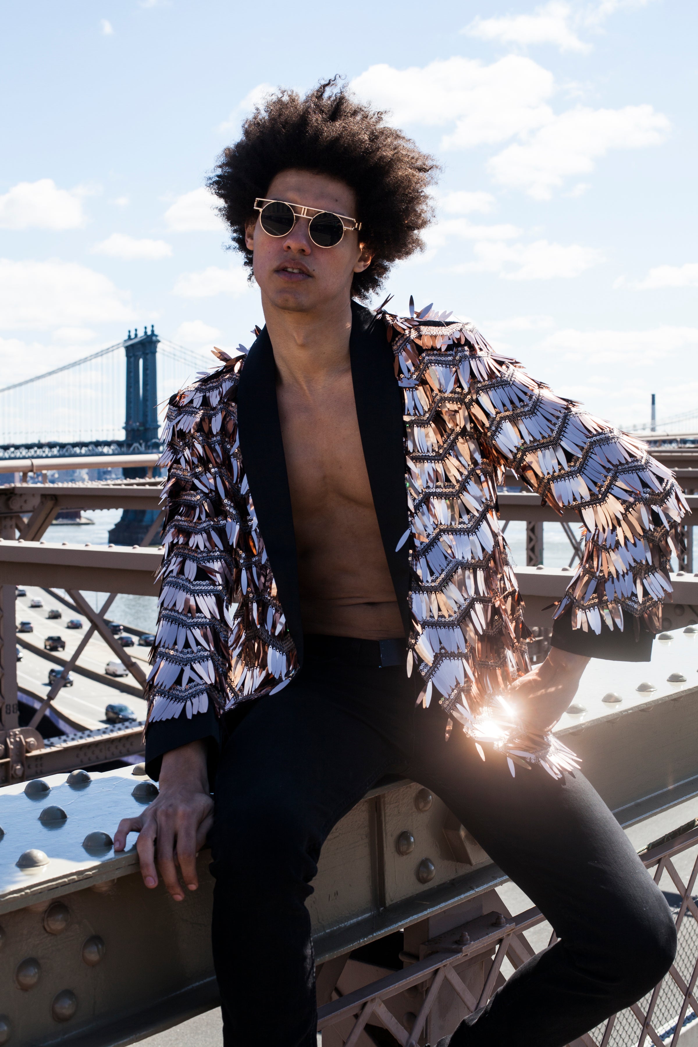 Hendrix Experience Sequin Jacket – HARMONIA NY