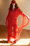 This Is The Day Red Fringed Jumpsuit