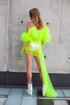 Own Your Rage Neon Green Tulle Dress