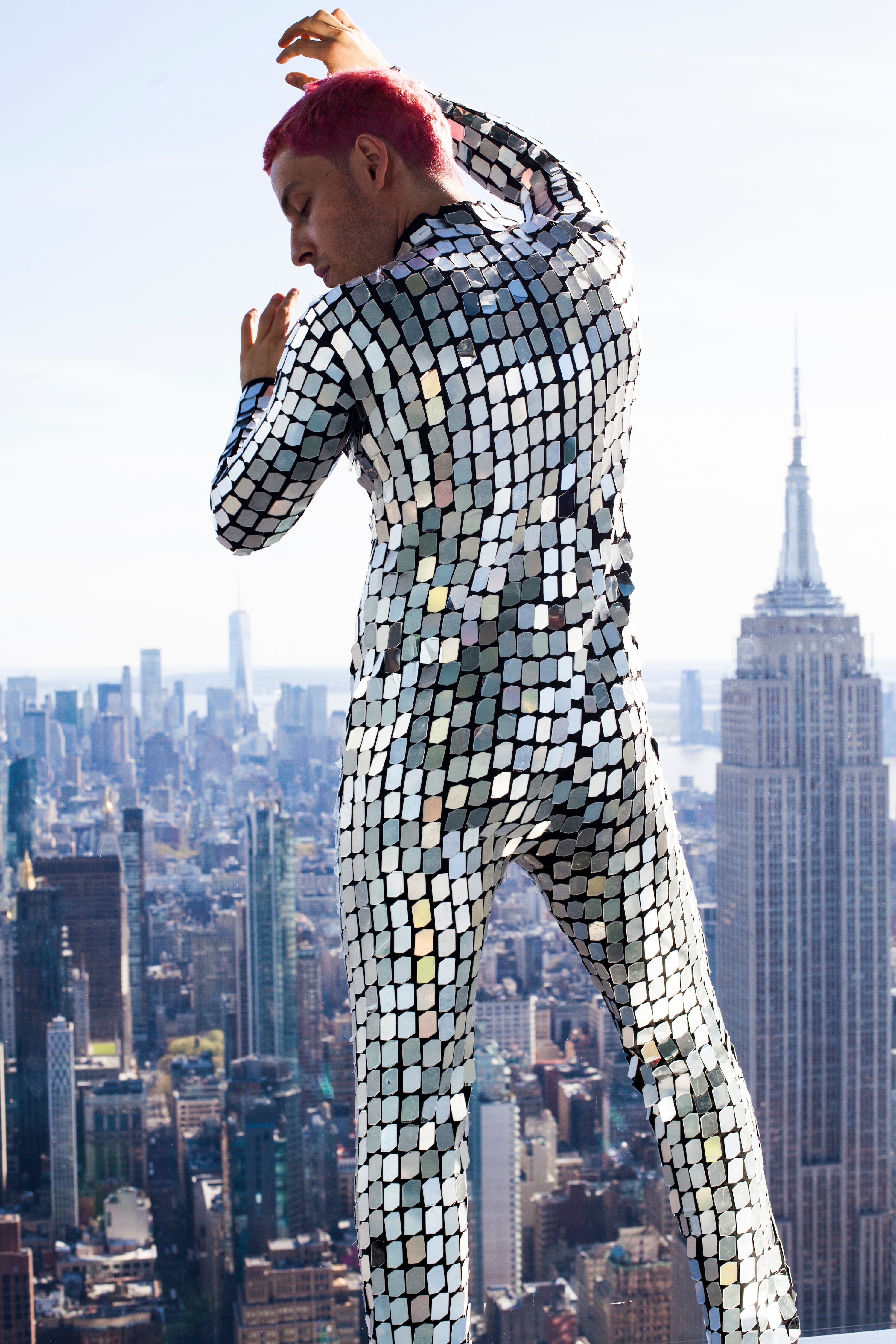 ソサエティのリフレクションミラーボディスーツ – HARMONIA NY