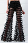 Dare You Black  Tulle Pants