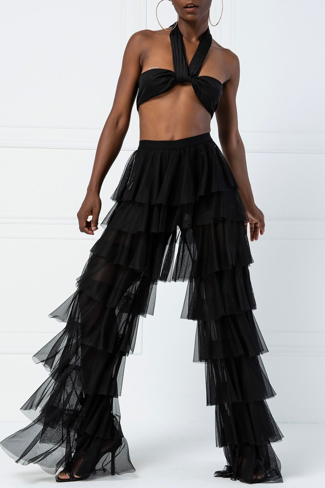 Nairobi Black Tulle Pants – HARMONIA NY