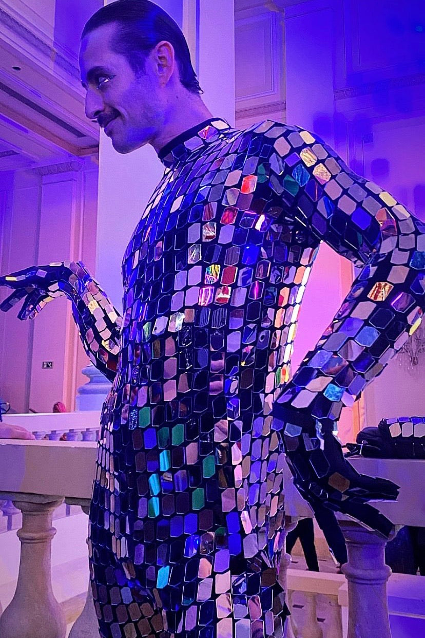 ソサエティのリフレクションミラーボディスーツ – HARMONIA NY