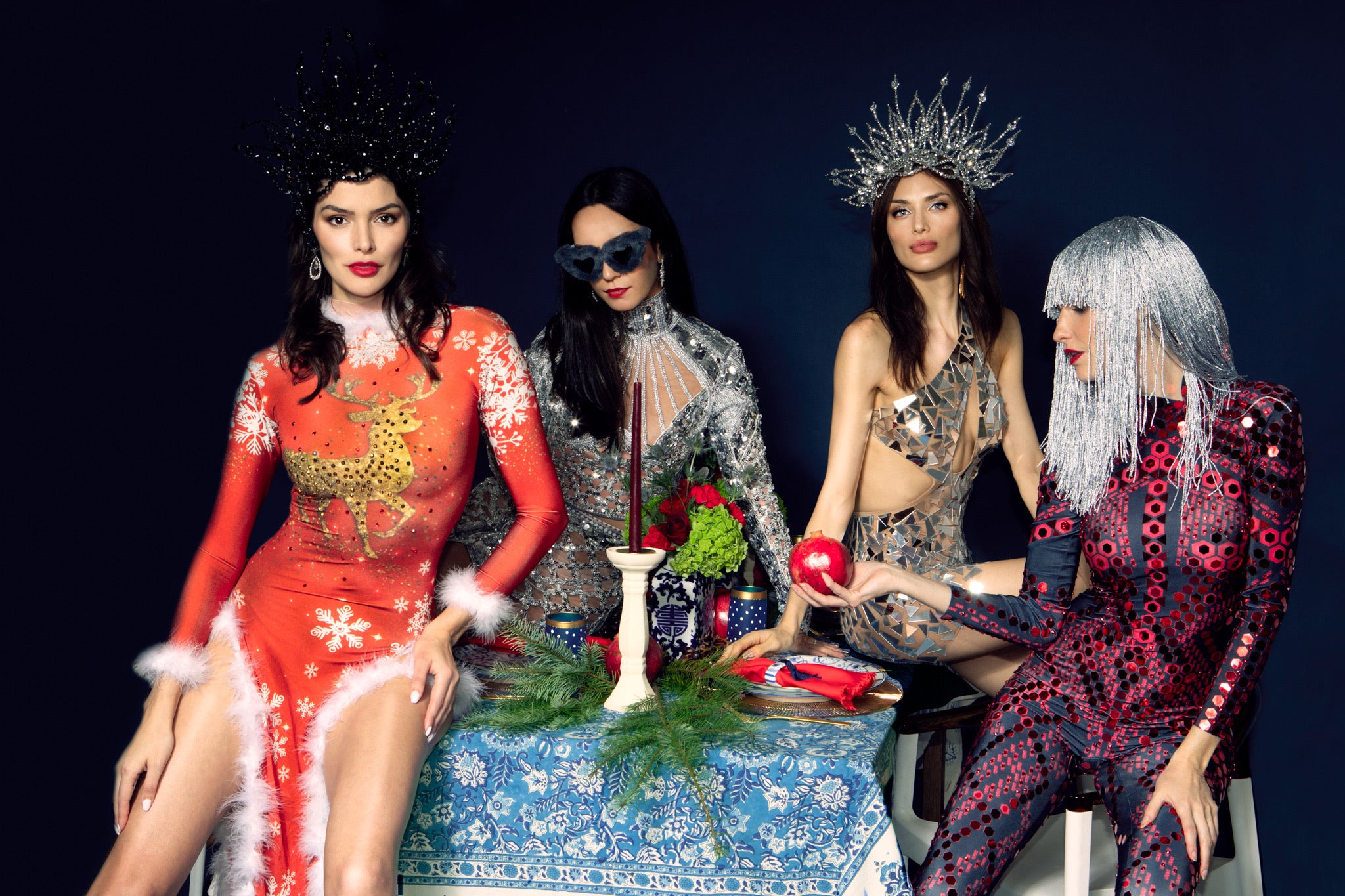 Holly Jolly Long Santa Sexy Dress