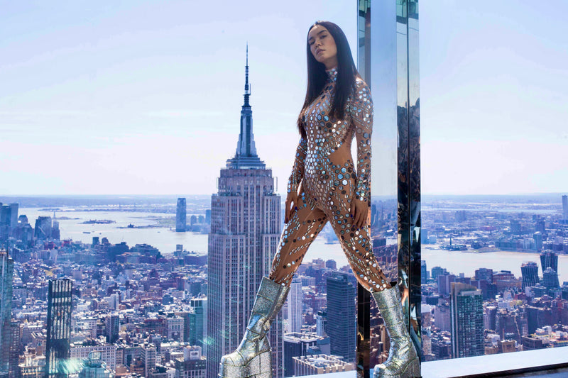 Lalaleeloo mirrored catsuit